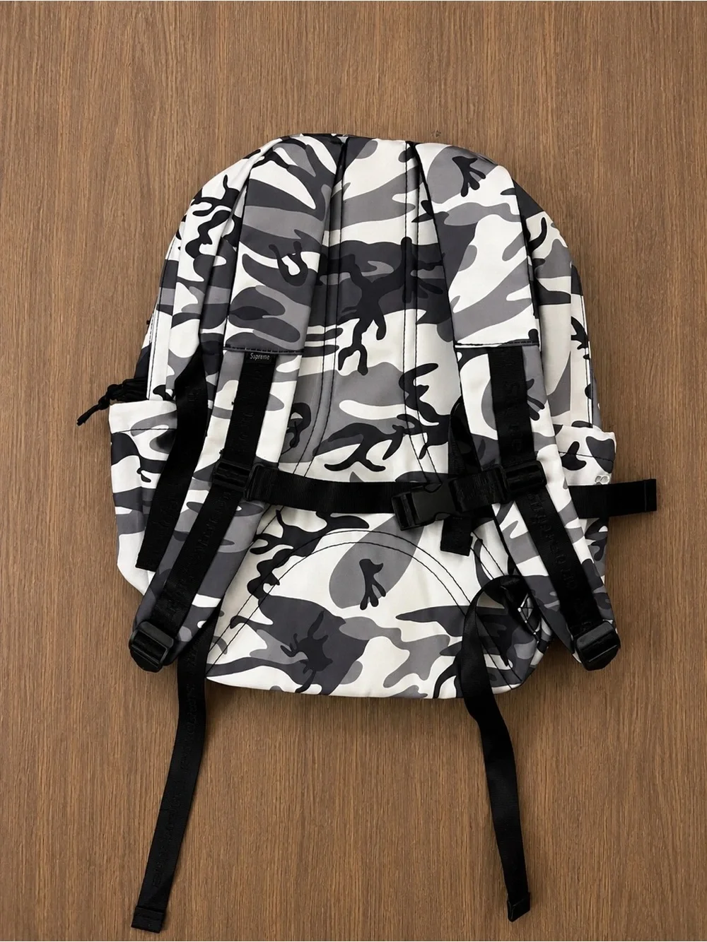 Supreme Black White Camo Backpack